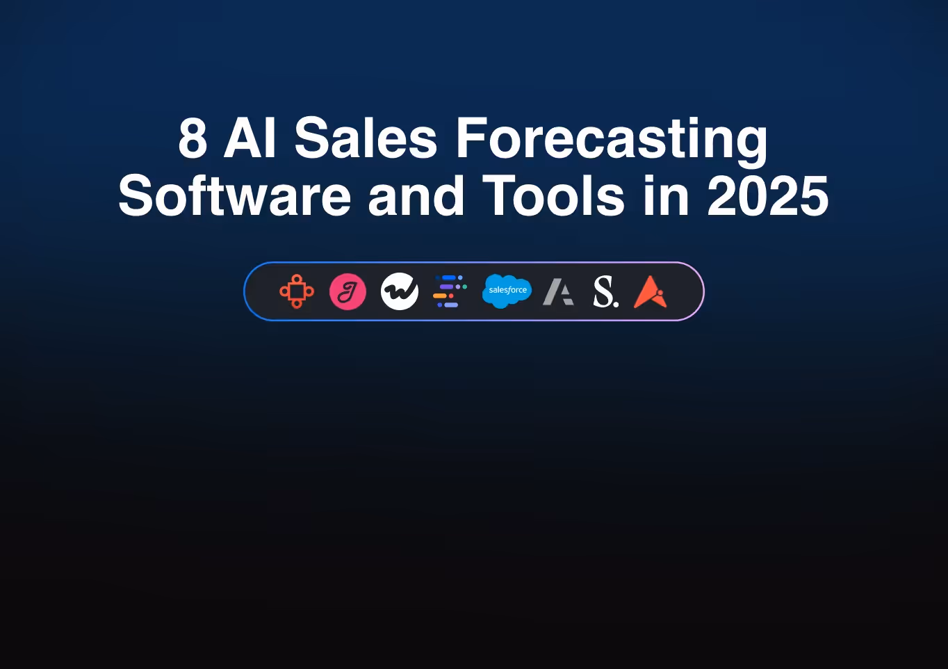 8 AI Sales Forecasting Software and Tools in 2026