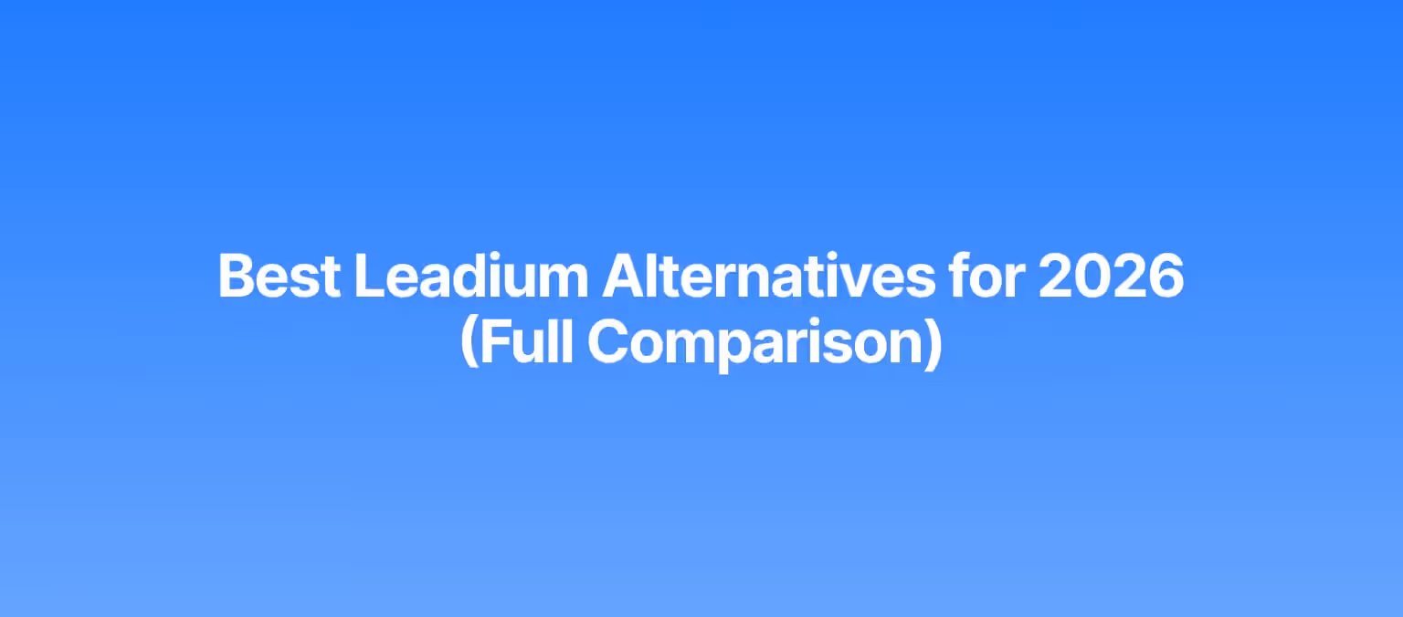 Best Leadium Alternatives for 2026 - Full Comparison