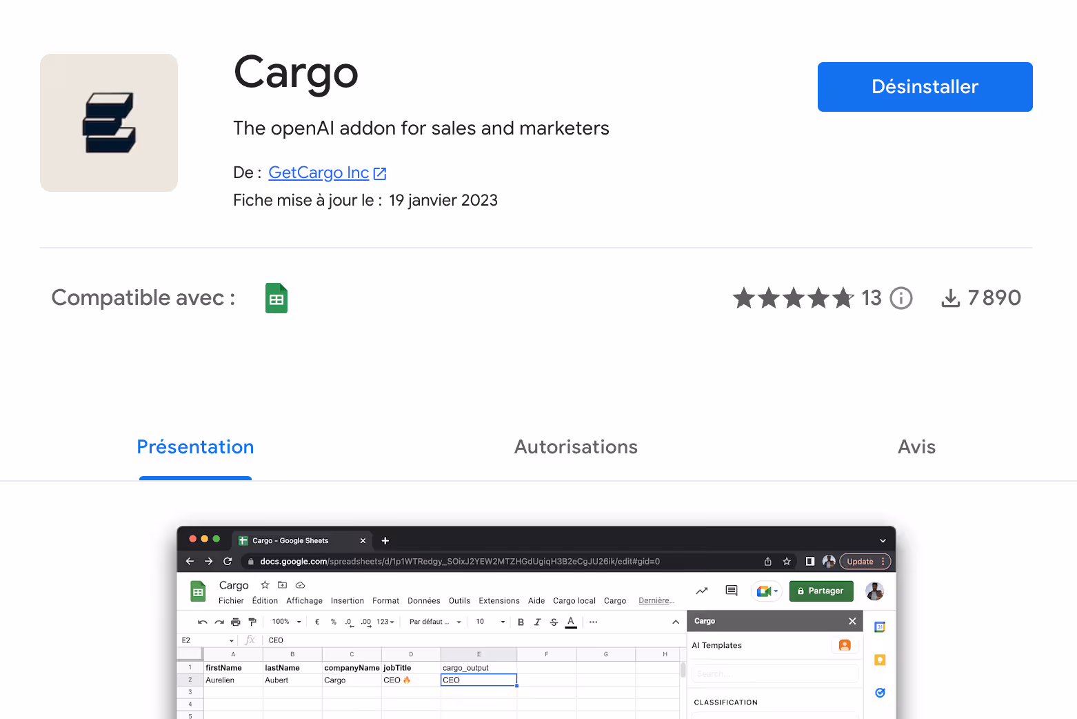 Cargo: The Free extension to automate repetitive list-building tasks