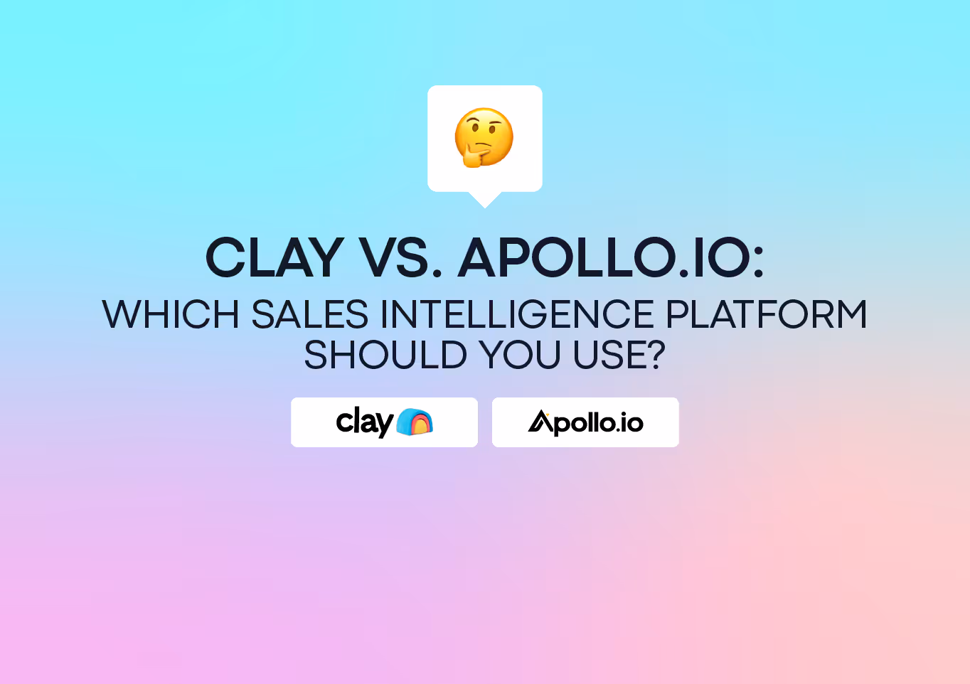 Clay vs Apollo.io: Which Sales Intelligence Platform Should You Use? [2026]