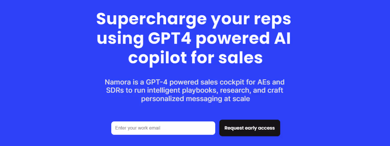 Namora AI: Reduce Daily Workflow by 3 Hours