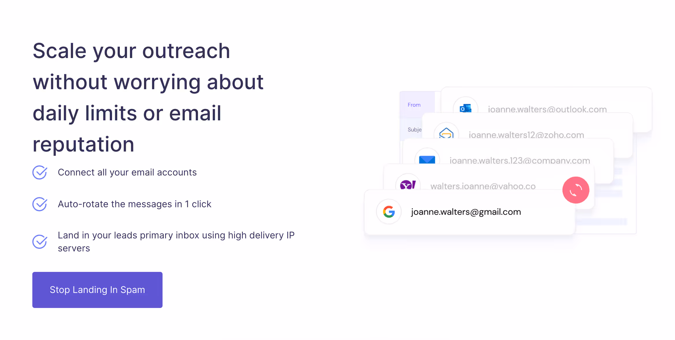 Smartlead: Unlimited cold emails under $100/mo