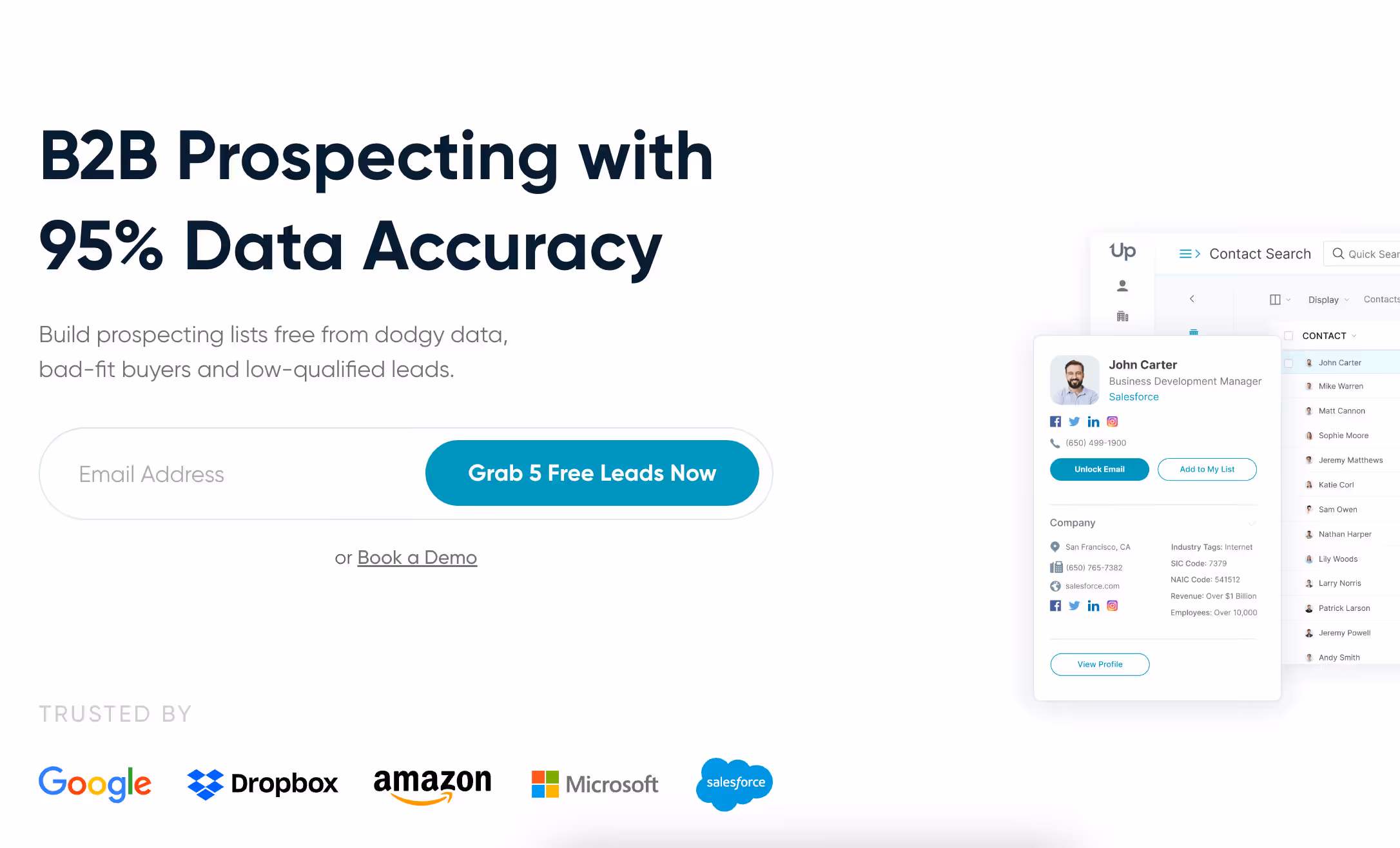 Uplead: The most accurate B2B data